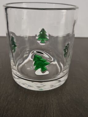 NWT Crate & Barrel Tree 15-Oz. Double Old Fashion Glass - 1 Glass